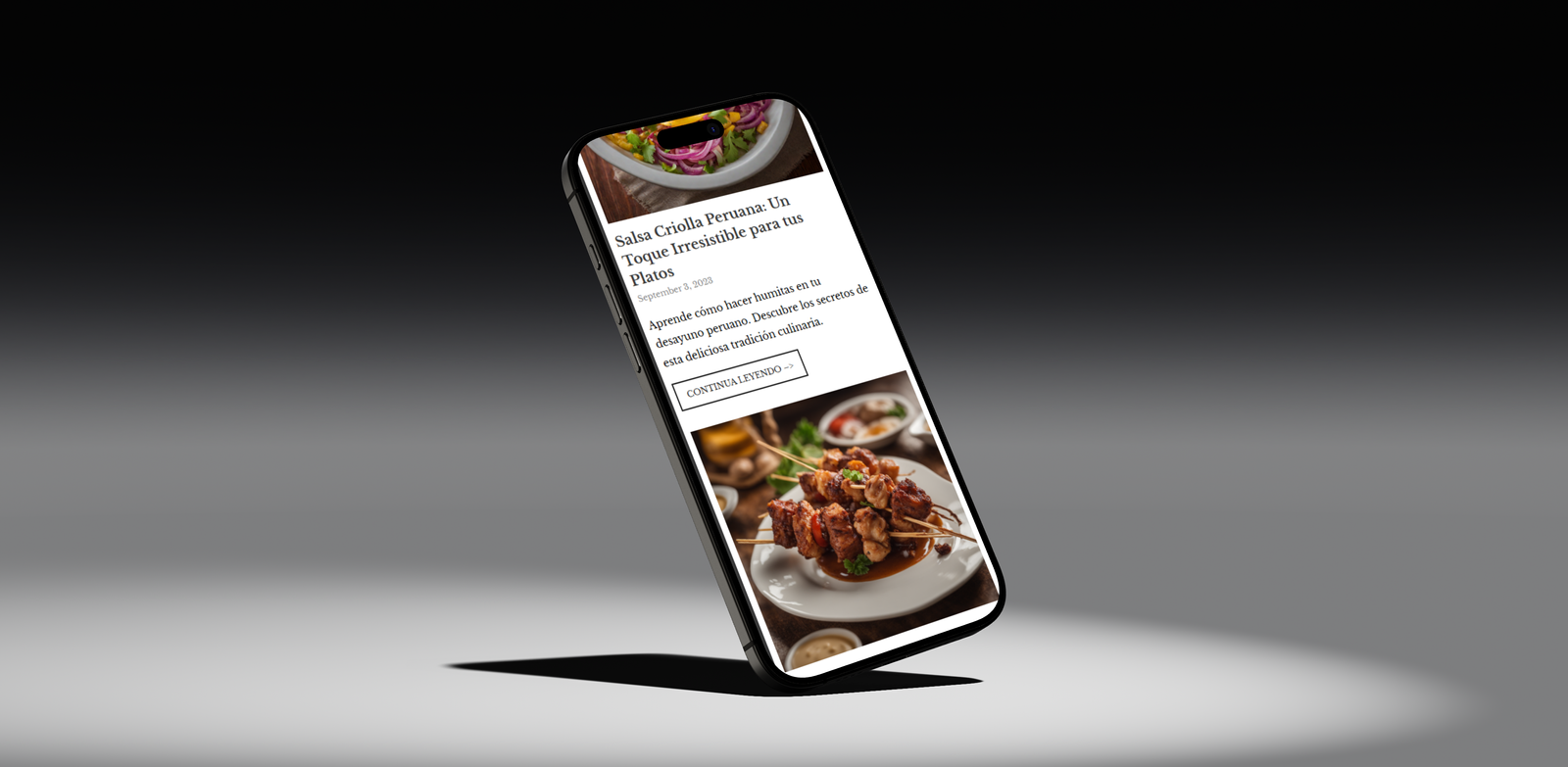 S.Latín Cook App Interface